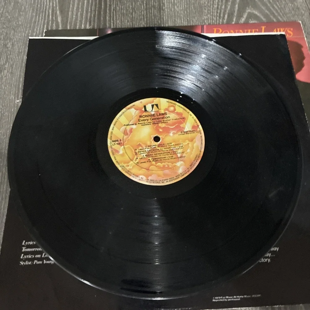 RONNIE LAWS Every Generation 1980 Original LP Vinyl Record Album - Picture 5 of 6
